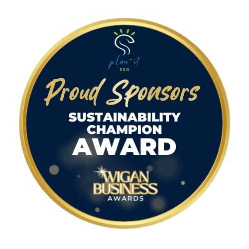 Wigan Business Awards sponsors of the Sustainability Champion award